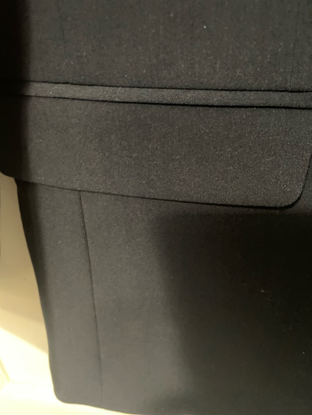 Tommy Hilfiger Navy Sport Coat with Pocket Square - Picture 3 of 9